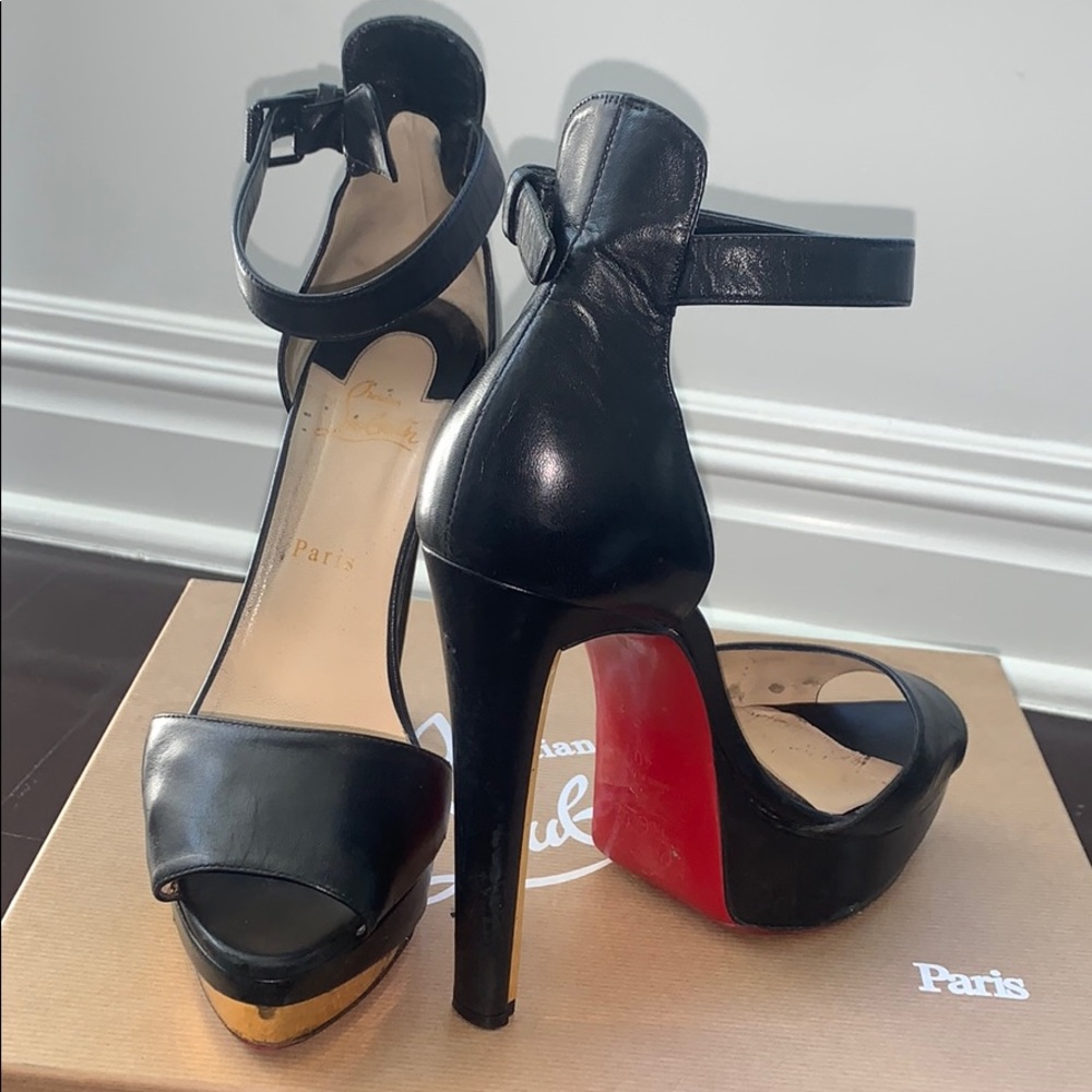 Christian Louboutin black heels